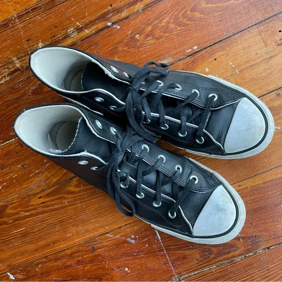 Chuck Taylor All Star Leather Platform - Picture 4 of 9